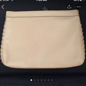 Nwt j crew leather classic clutch